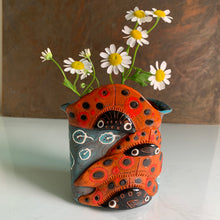 Load image into Gallery viewer, Ladybug vase
