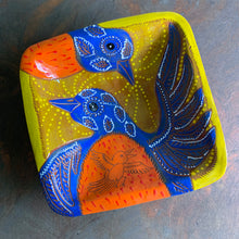 Load image into Gallery viewer, Bluebird square bowl
