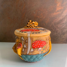 Load image into Gallery viewer, Skunk and mushroom jar

