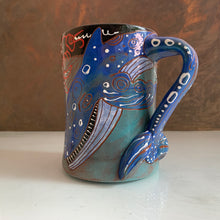 Load image into Gallery viewer, Blue whale mug
