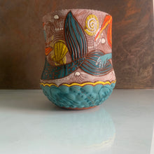 Load image into Gallery viewer, Mermaid gal planter or vase
