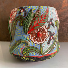Load image into Gallery viewer, Flower and bird planter or vase
