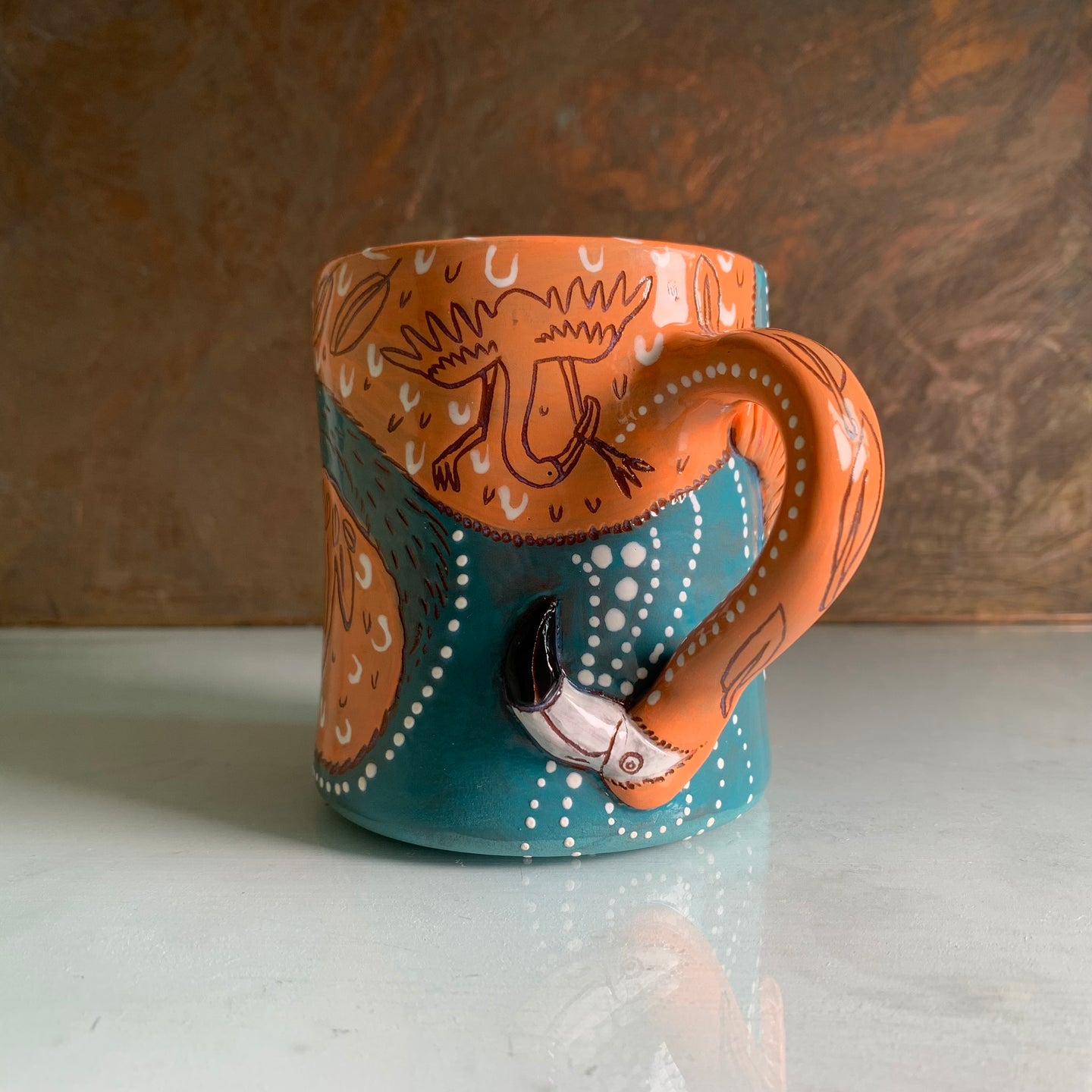 Flamingo mug 1