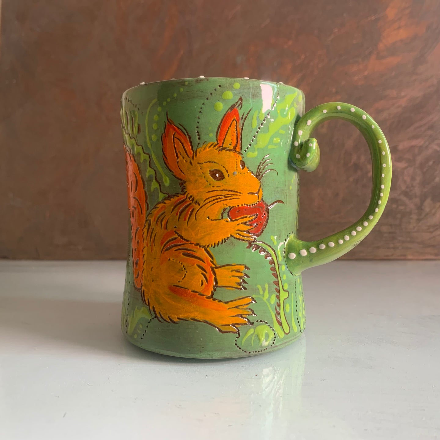 Black Squirrel Red Squirrel mug