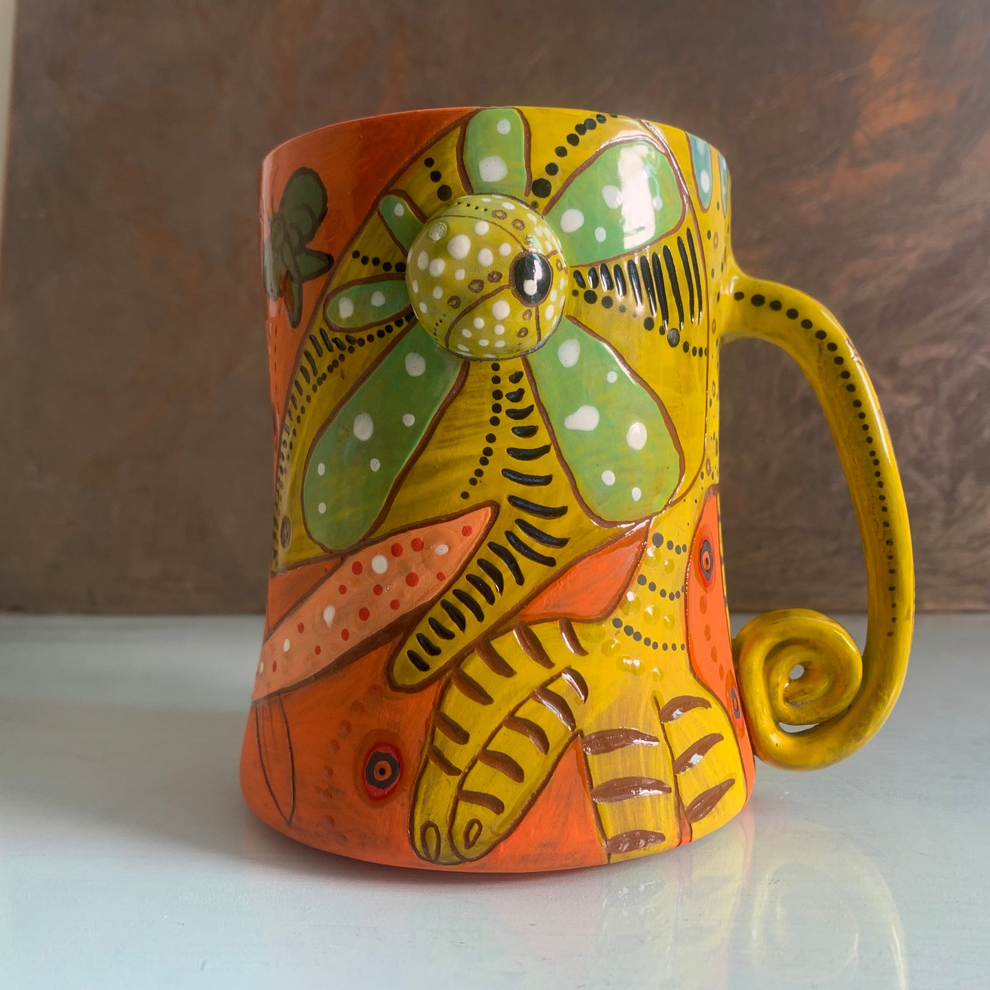 Chameleon mug