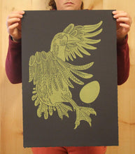 Load image into Gallery viewer, Golden Goose Woodcut
