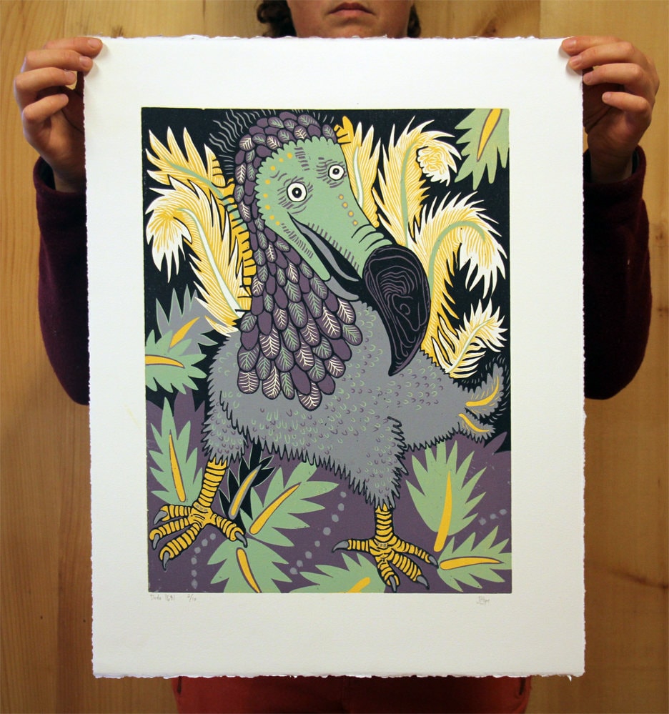 Dodo Woodcut
