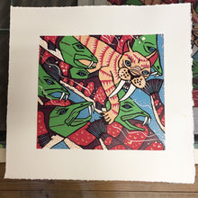 Load image into Gallery viewer, Sabretooth Woodcut
