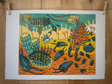 Load image into Gallery viewer, LAST ONE Cambrian Reef Woodcut
