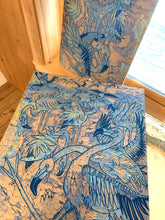 Load image into Gallery viewer, Large Flamingo Woodcut
