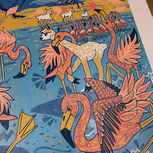 Load image into Gallery viewer, Large Flamingo Woodcut
