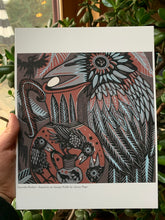 Load image into Gallery viewer, 8.5x11” reproduction of Corvids Pitcher
