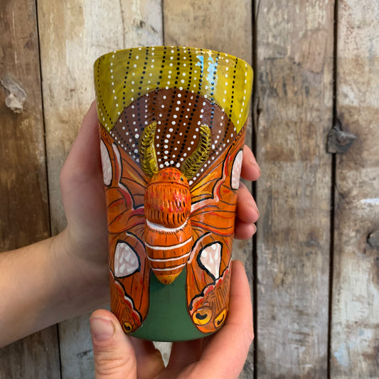Atlas moth tumbler